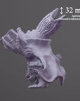 Mole Cleric - Fantasy Pets - 3d Printed Miniature Sculpted by Tainted Saint Miniatures