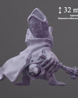 Mole Cleric - Fantasy Pets - 3d Printed Miniature Sculpted by Tainted Saint Miniatures