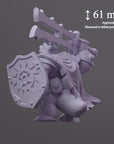 Kharva Brinefang, Crocodile Sentinel - 3d Printed Miniature by DiceHeads
