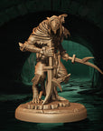 a statue of a knight holding a sword