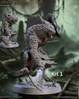 a picture of a statue of a dragon