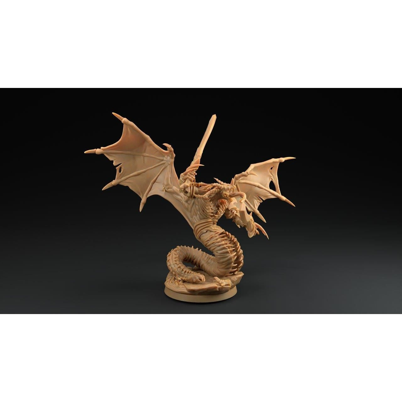 Abyssal Fiendblood Blasphemer - Fiends of Incandriox - 3d Printed Miniature by Dragon Trappers Lodge