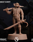 a statue of a mouse holding a sword