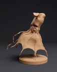 Vampire Squid - 3d Printed 1:2 Scale Miniature Sculpted by Animal Den