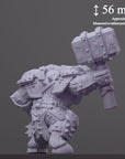 Cinderhorn, the Ashen Maw Battle Ram - 3d Printed Miniature Sculpted by DiceHeads