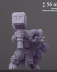 Cinderhorn, the Ashen Maw Battle Ram - 3d Printed Miniature Sculpted by DiceHeads