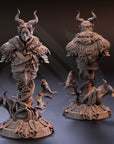 Garyck of Cinta Mar, Infernal Forest Guardian - 3d Printed Miniature Sculpted by DM Stash