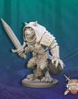 Dire Wolf Bandits - Brambleheart - 3d Printed Miniature sculpted by Kraken Games Lab