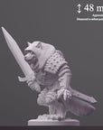 Dire Wolf Bandits - Brambleheart - 3d Printed Miniature sculpted by Kraken Games Lab