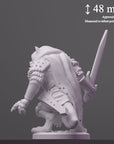 Dire Wolf Bandits - Brambleheart - 3d Printed Miniature sculpted by Kraken Games Lab