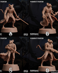 a series of photos showing different poses of a statue