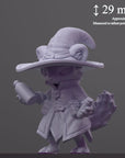The Alchemist - Curious Critters of Whimsy Isle - 3d Printed Miniature Sculpted by Velrock Art Miniatures