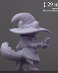 The Alchemist - Curious Critters of Whimsy Isle - 3d Printed Miniature Sculpted by Velrock Art Miniatures