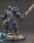 Hrothvar the Silent - The Frostbane Legion (Ice Orcs) - 3d Printed Miniature sculpted by Daybreak Miniatures
