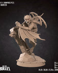 Vampire Monster - Vampires - 3d Printed Miniature sculpted by Bite the Bullet