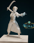 Elf Sorcerer Laraine - 3d Printed Miniature by DND Is A Woman