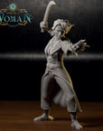 Elf Sorcerer Laraine - 3d Printed Miniature by DND Is A Woman