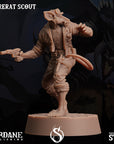 a figurine of a man with a fire hose
