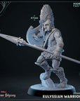 a statue of a warrior with a spear