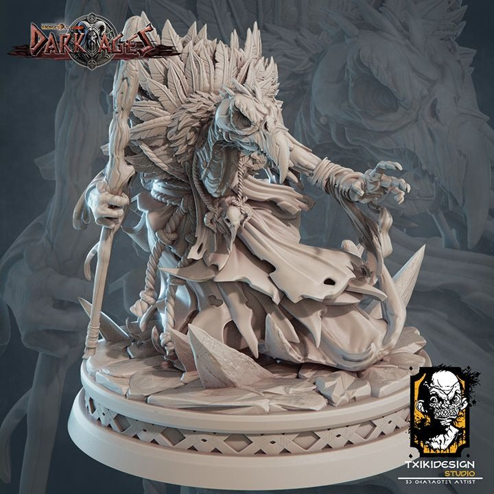 Nalgith the Twisted - 3d Printed Miniature Sculpted by Txiki Design Studio