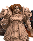 Dwarf Priestess - 3d Printed Miniature by Bite the Bullet