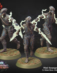 Mind Scourgers - 3d Printed Miniature by Crippled God Foundry