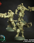 Grol Raiders - 3d Printed Miniature by Crippled God Foundry