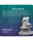 Ruby Squeak - Brambleheart - 3d Printed Miniature sculpted by Kraken Games Lab