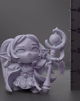 Farsighter Frieren - 3d Printed Grimdark Cuteness Chibi Miniature sculpted by Marchen Atelier