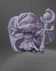 Farsighter Frieren - 3d Printed Grimdark Cuteness Chibi Miniature sculpted by Marchen Atelier