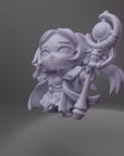 Farsighter Frieren - 3d Printed Grimdark Cuteness Chibi Miniature sculpted by Marchen Atelier