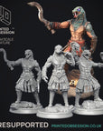 Children of Yig - The Wondering Desert - 3d Printed Miniature Sculpted by Printed Obsession