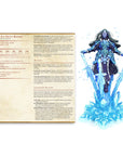 Azure, Frost Knight - Godly Avatars - 3d Printed Miniature Sculpted by Printed Obsession