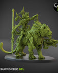 Remojai the Stripped - 3d Printed Miniature Sculpted by Clay Beast Creations