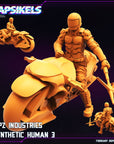 Papz Industries Synthetic Human - 3d Printed Miniature Sculpted by Papsikels Miniatures