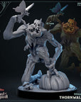 Thornwalker - Beast of Stragovia - 3d Printed Miniature Sculpted by Mammoth Factory