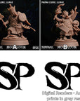 Pagpag (Pangolinfolk) Cleric - 3d Printed Miniature Sculpted by Sordane Publishing