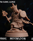 Pagpag (Pangolinfolk) Cleric - 3d Printed Miniature Sculpted by Sordane Publishing