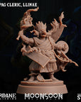 Pagpag (Pangolinfolk) Cleric - 3d Printed Miniature Sculpted by Sordane Publishing