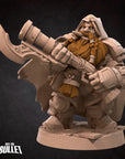 Dwarf Rifleman - 3d Printed Miniature by Bite the Bullet