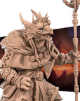 Dragonborn Artificer - 3d Printed Miniature sculpted by Bite the Bullet