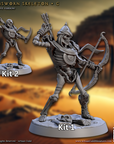 a couple of figurines that are on a table