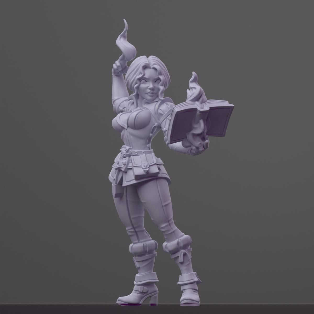 Silveria - Order of the Iron Lily - 3d Printed Miniature Sculpted by RN Estudio
