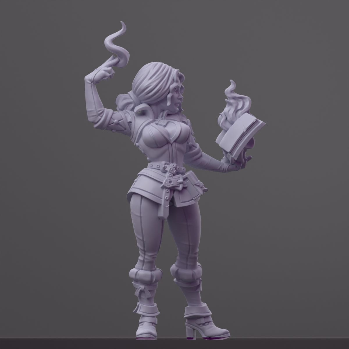 Silveria - Order of the Iron Lily - 3d Printed Miniature Sculpted by RN Estudio