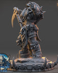 Vhala the Crimson Howler - The Frostbane Legion (Ice Orcs) - 3d Printed Miniature sculpted by Daybreak Miniatures