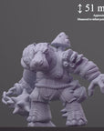 Mudjaw the Bog Rotter Hippo - 3d Printed Miniature Sculpted by DiceHeads