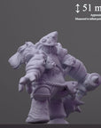 Mudjaw the Bog Rotter Hippo - 3d Printed Miniature Sculpted by DiceHeads
