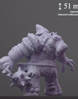 Mudjaw the Bog Rotter Hippo - 3d Printed Miniature Sculpted by DiceHeads