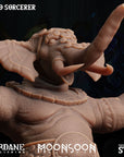 Loxo (Loxodon) Sorcerer - 3d Printed Miniature Sculpted by Sordane Publishing
