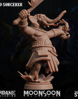 Loxo (Loxodon) Sorcerer - 3d Printed Miniature Sculpted by Sordane Publishing